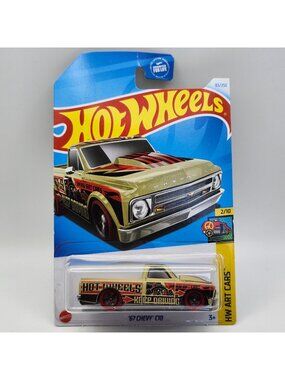 Hot Wheels 67 Chevy C10 Tan HW Art Cars 2/10 83/250